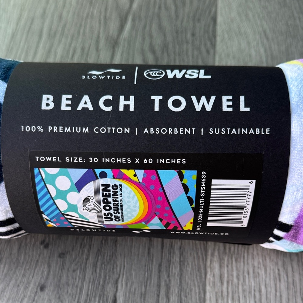 US Open Slowtide Beach Towel 2025